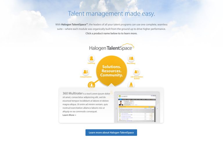 HALOGEN SOFTWARE Website